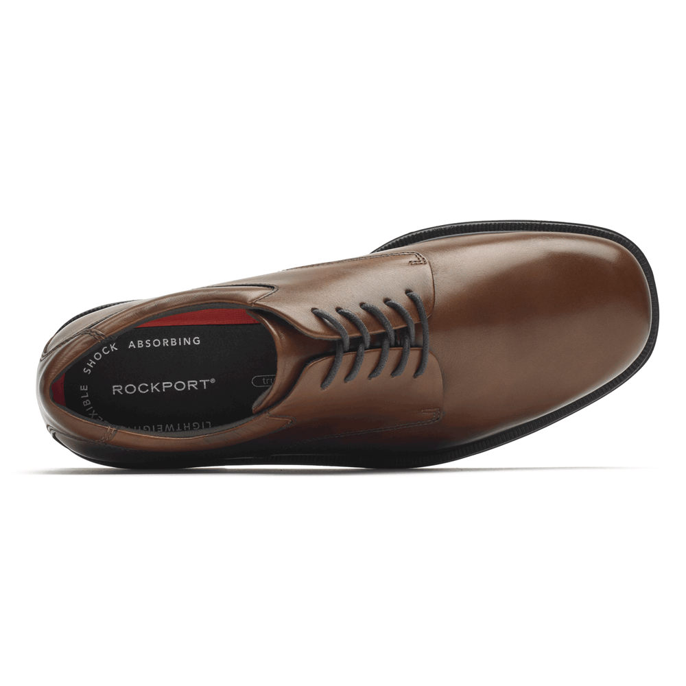 Rockport Singapore Mens Oxfords - Margin Brown - QN4703159